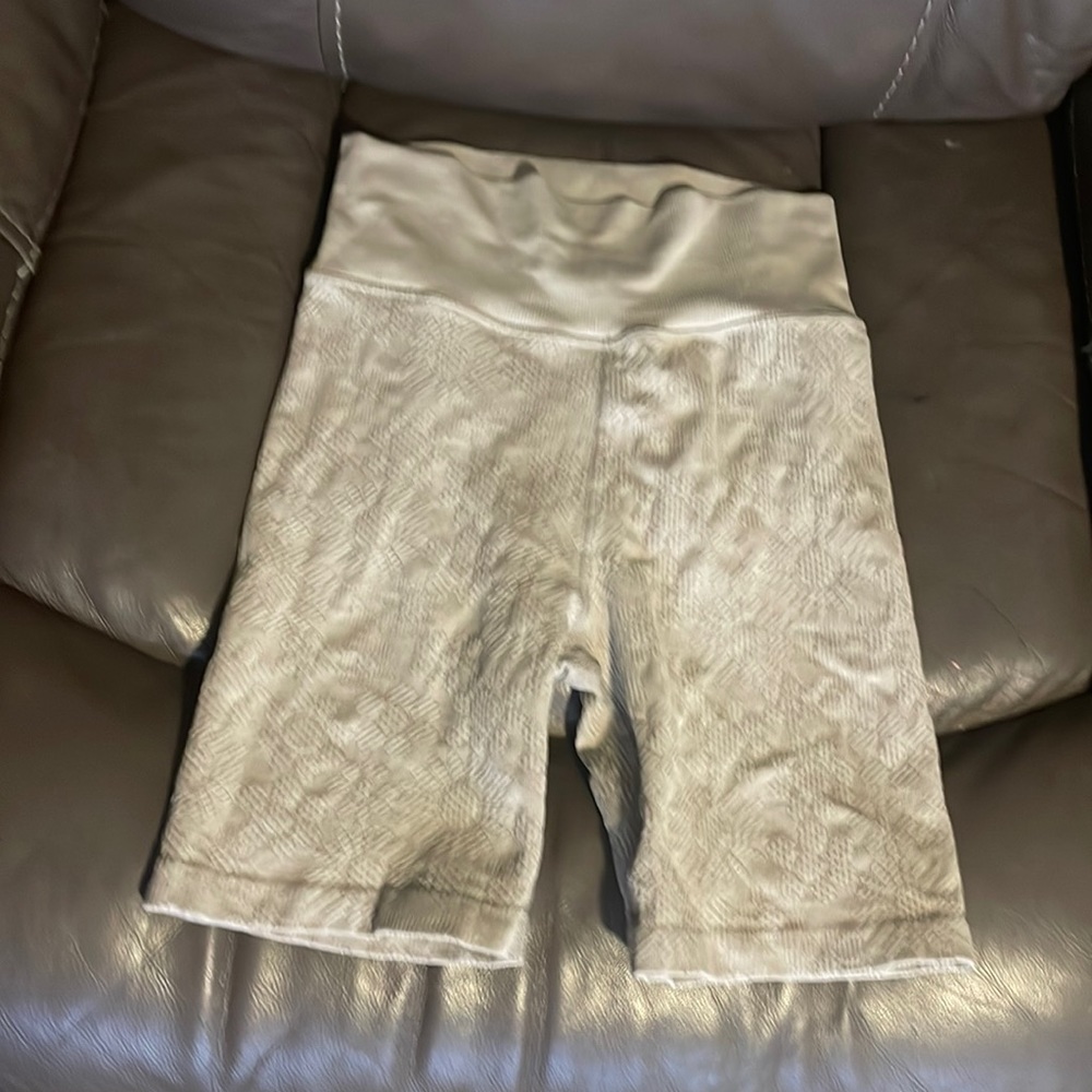 biker shorts, never worn, size xs in women’s, brand- aerie